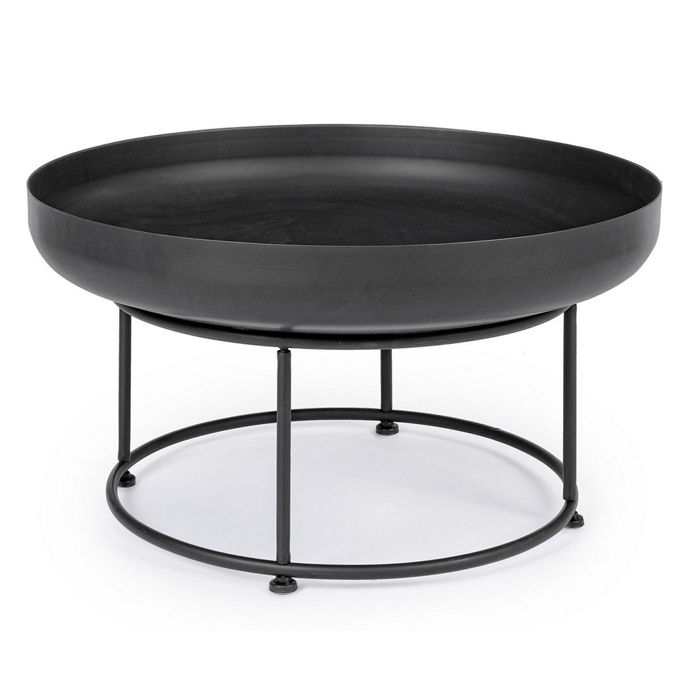 pavaje gradini Vatra foc neagra din metal Efesto Star Bizzotto
