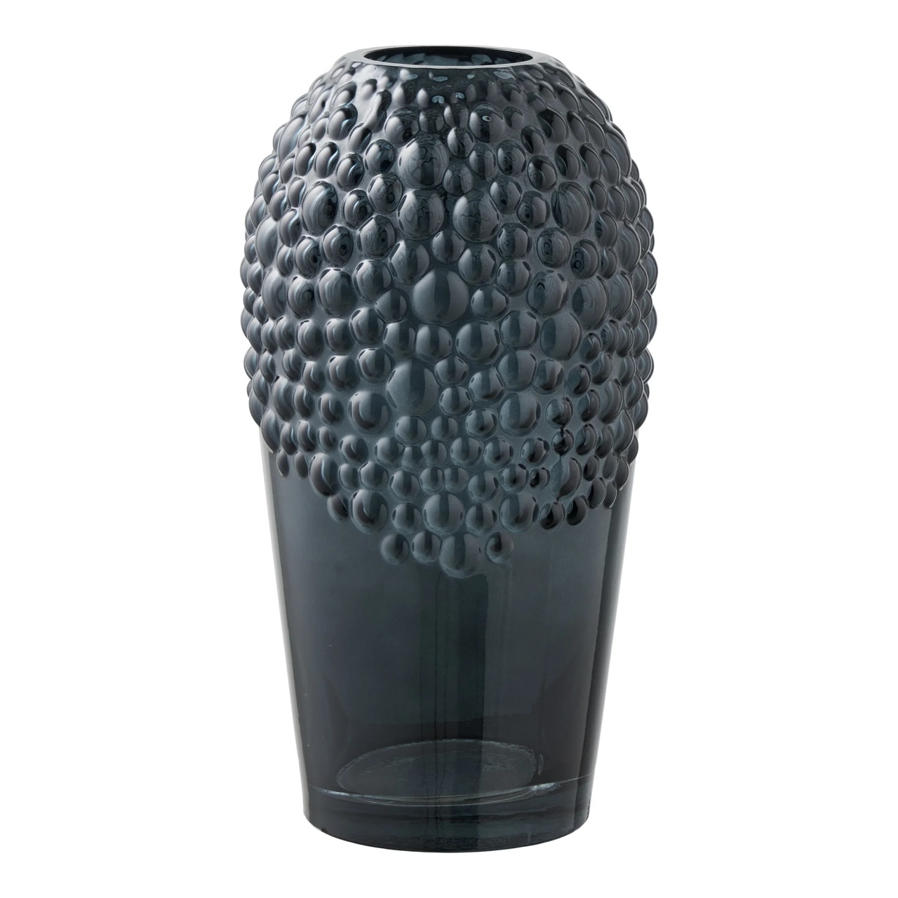Vaza gri din sticla 25 cm Jose House Nordic