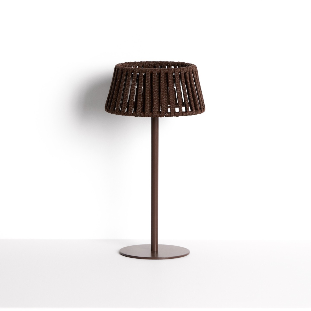 veioza Veioza solara pentru exterior maro din metal 30 cm Aldet Kave Home