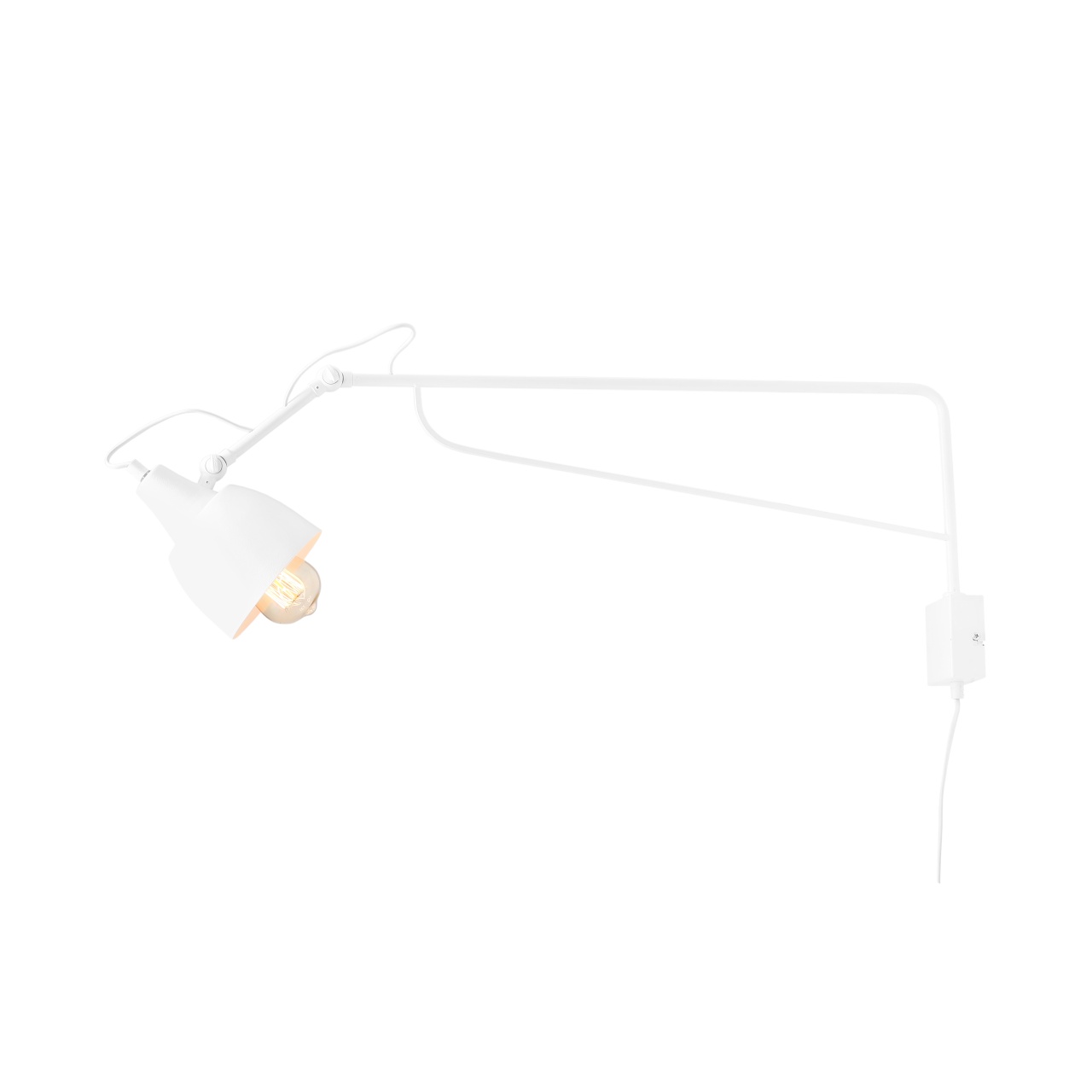 Quiet Object Aplica alba din metal Soho Large Quiet Object