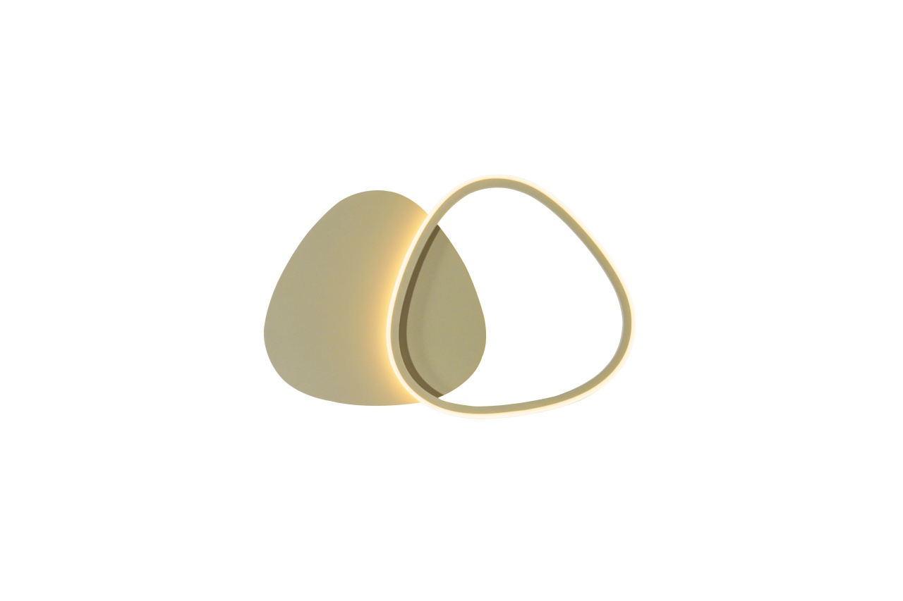 Wall Light Fixtures Aplica bej din metal Huron Zuma Line