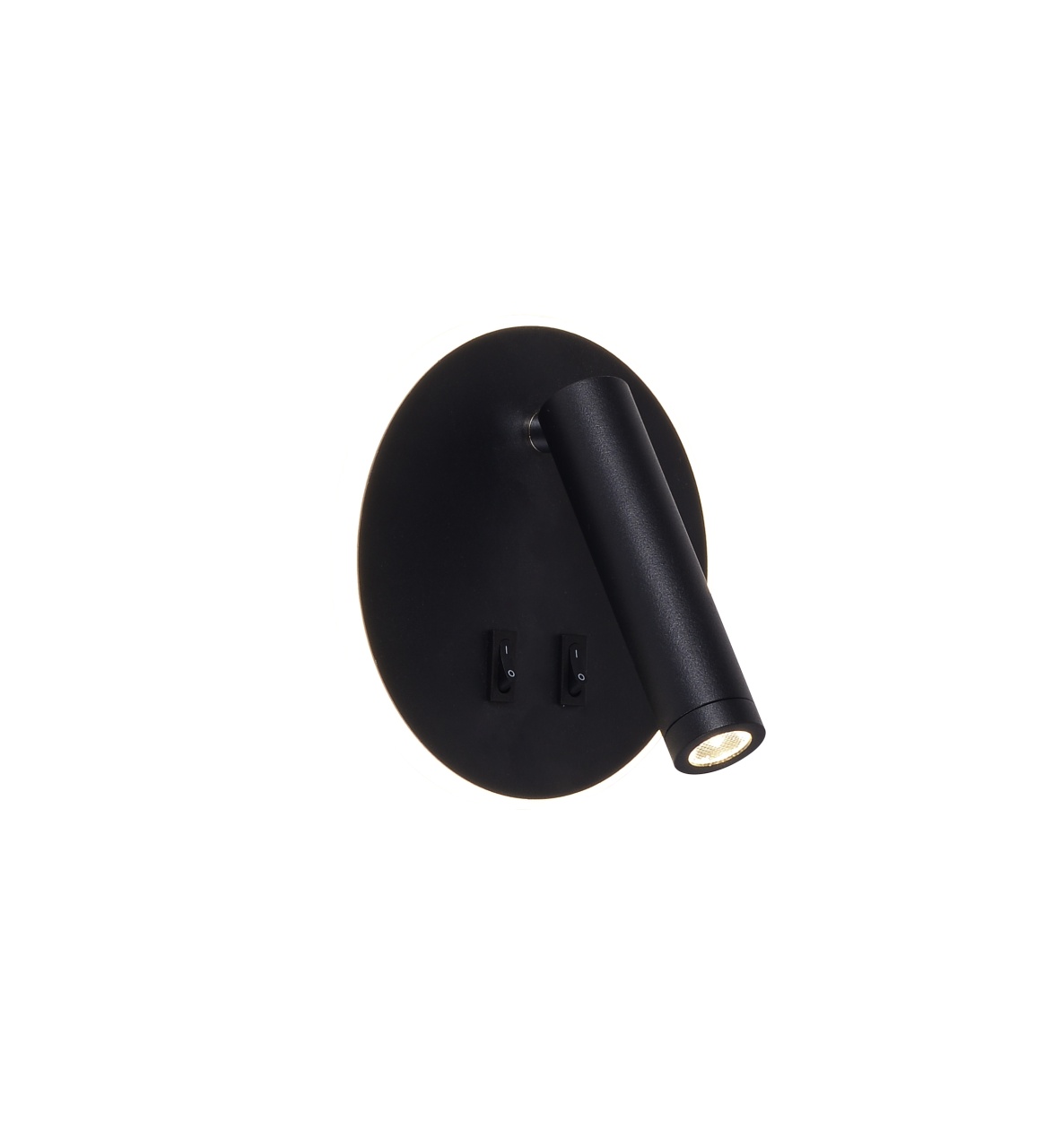 Wall Light Fixtures Aplica neagra din metal cu 2 LED-uri Circa Zuma Line
