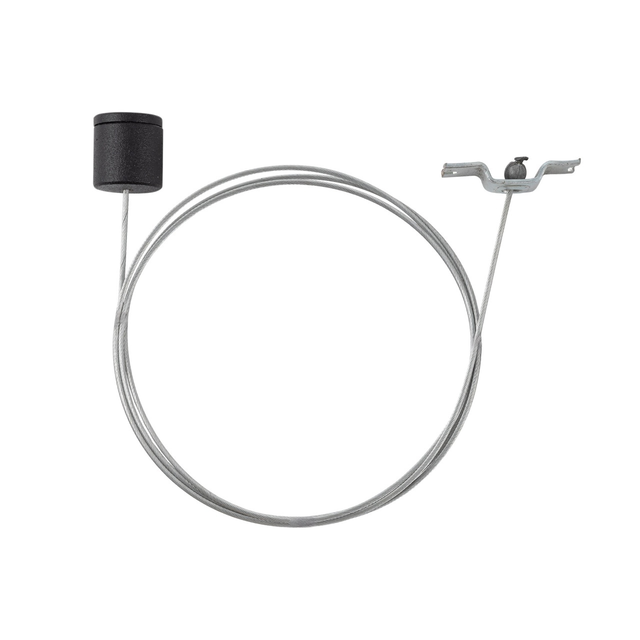 Lighting Fixtures Cablu suspendat negru/argintiu din metal Zestaw Zuma Line