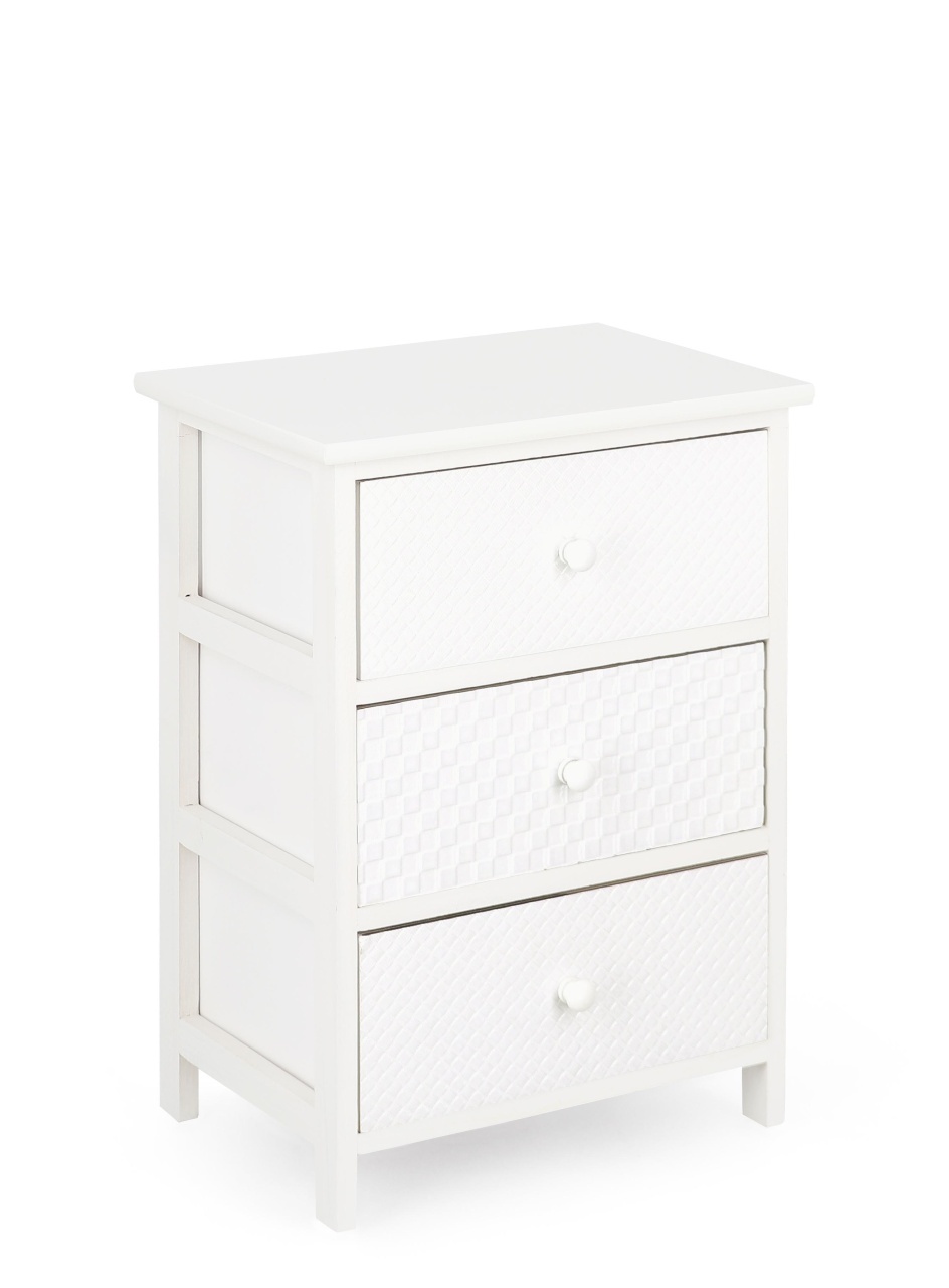 Dressers Comoda alba din lemn 40 cm Nadya Bizzotto