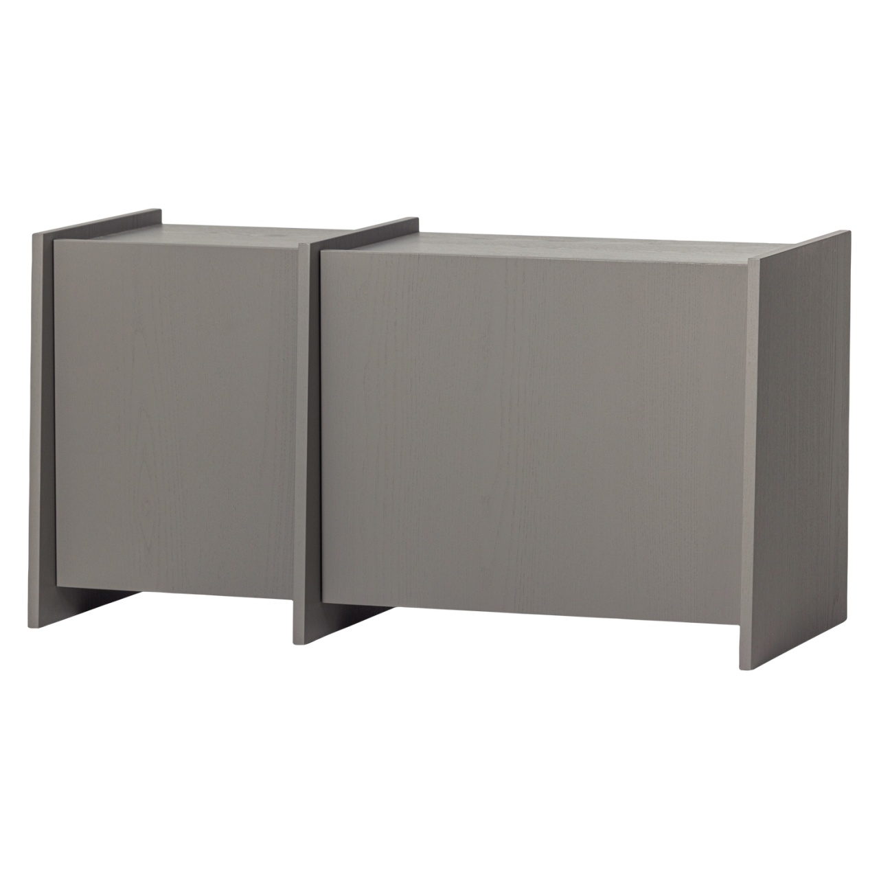 Entertainment Centers & TV Stands Comoda TV gri 102 cm Brock Woood