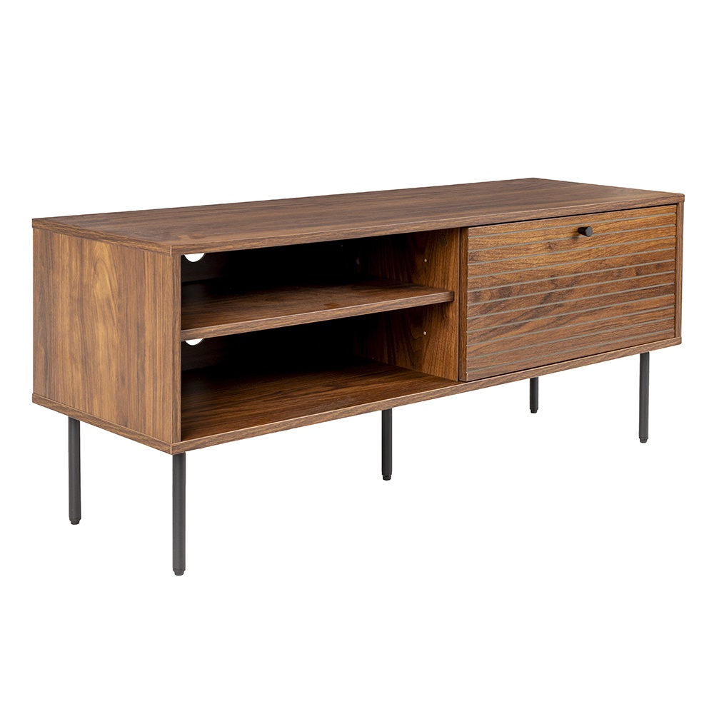 Buffets & Sideboards Comoda TV maro din metal 110 cm Stripes Quiet Object