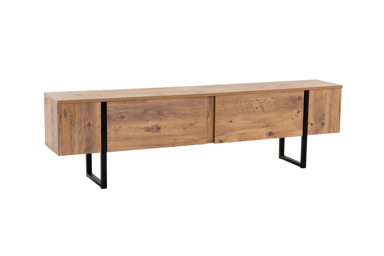 Entertainment Centers & TV Stands Comoda TV maro/neagra 180 cm Serenity Nordure