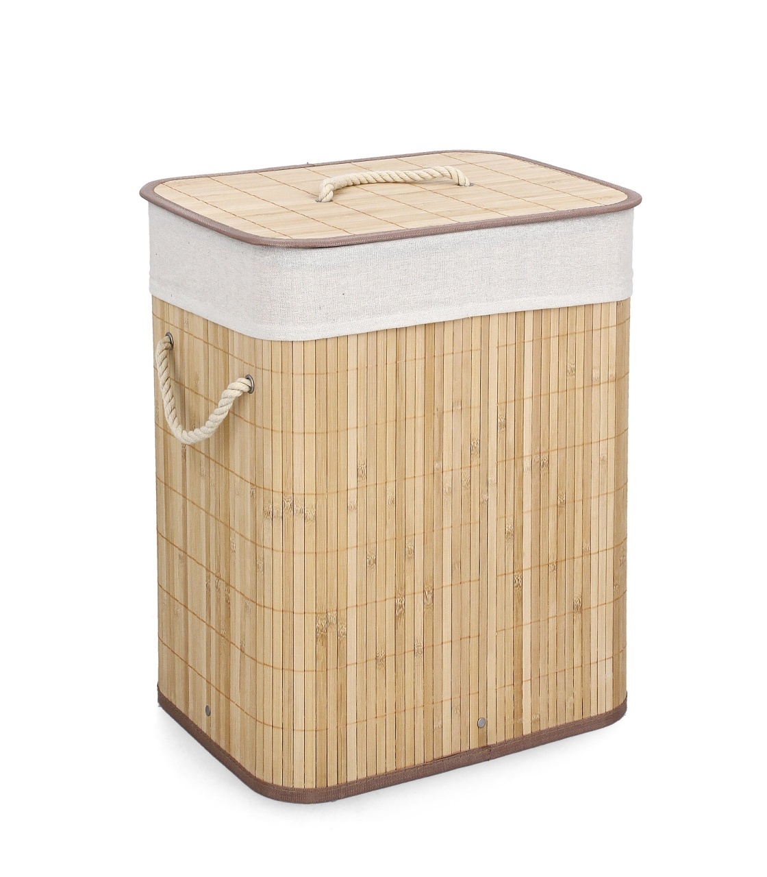 Bizzotto Cos de rufe maro/alb din bambus Ananda Rectangle Bizzotto