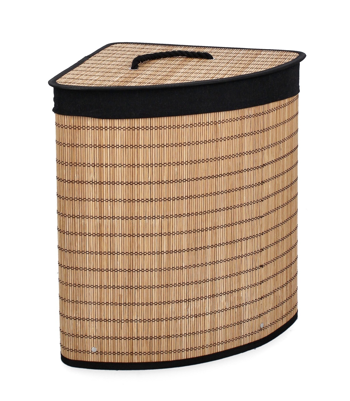 Bizzotto Cos de rufe maro/negru din bambus Sintia Angular Bizzotto