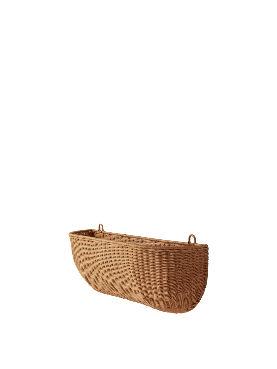 Baskets Cos pentru perete maro din ratan Braided Large Ferm Living