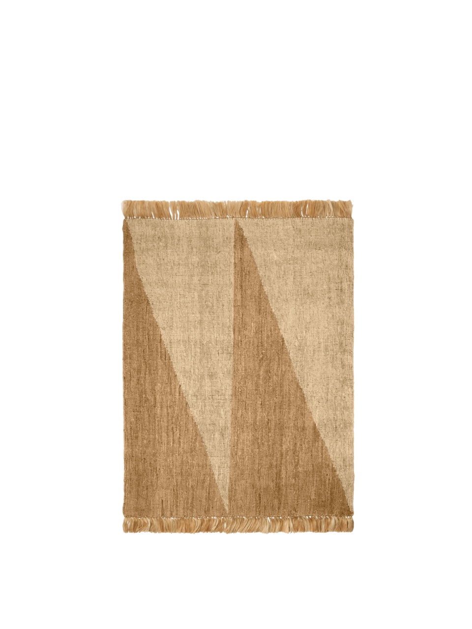 Rugs Covor maro din fibre naturale 140x200 cm Studie Ferm Living