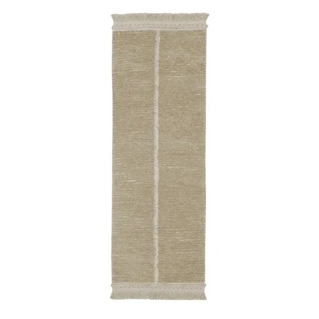 Lorena Canals Covor reversibil pentru copii verde salvie din bumbac 80x230 cm Reversible Lorena Canals
