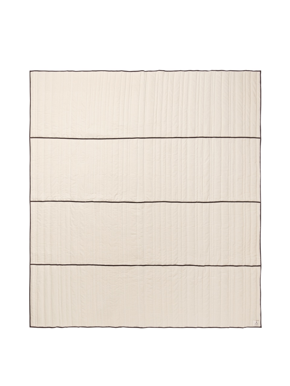 Quilts & Comforters Cuvertura matlasata crem din bumbac 230x260 cm Vari Ferm Living