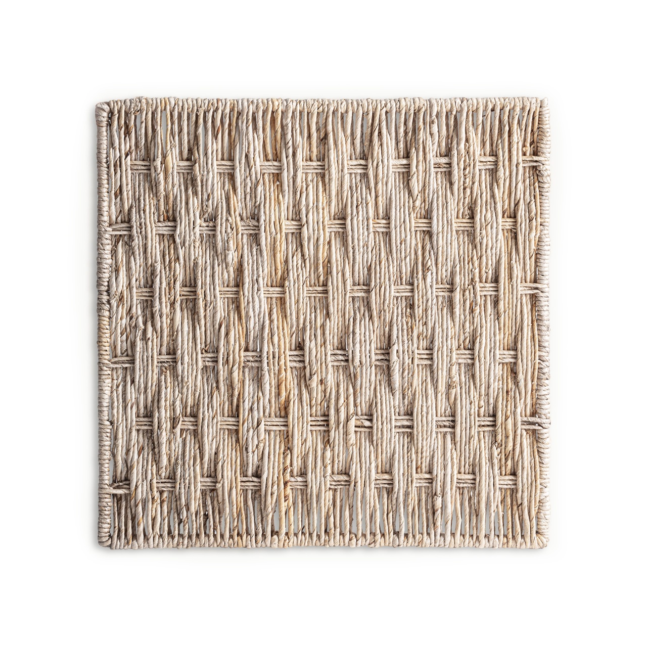 bananier Decoratiune de perete bej din fibre naturale 56x56 cm Naim Vical Home