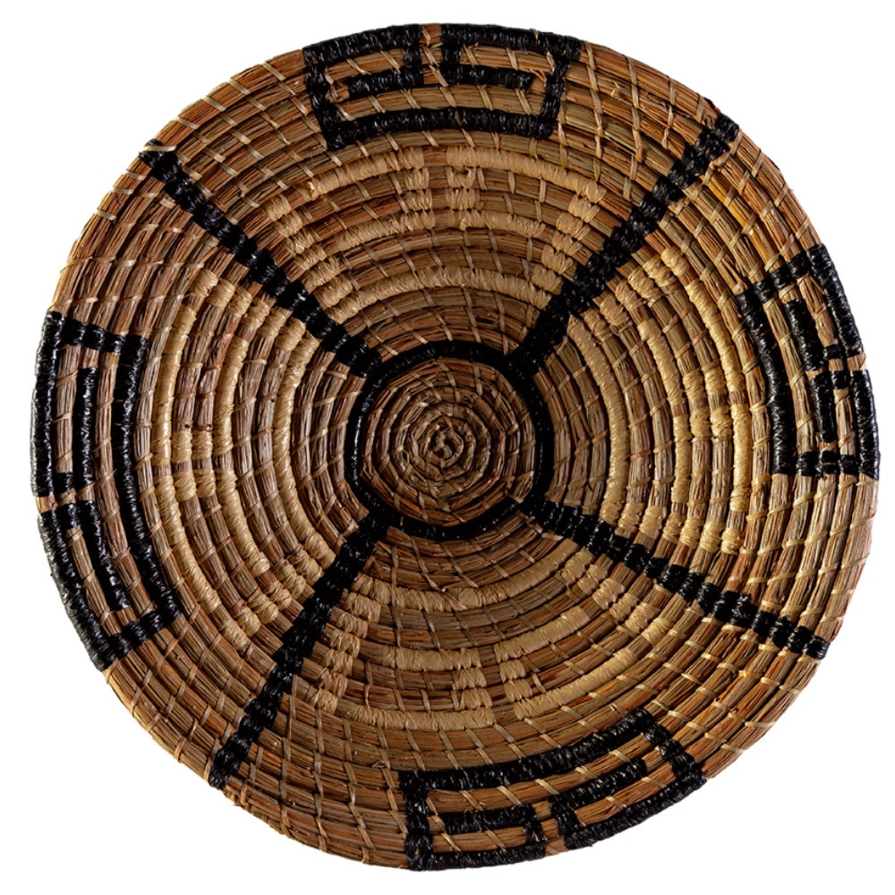 Thai Natura Decoratiune de perete maro/negru din fibre naturale 60 cm Aslei Thai Natura