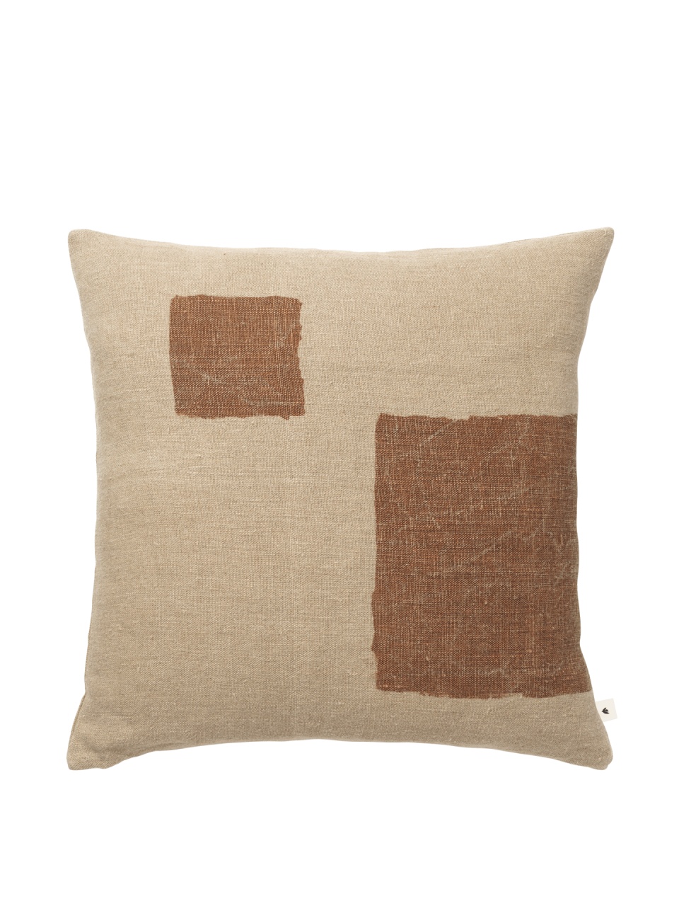 Pillowcases & Shams Fata de perna bej/maro din fibre naturale 50x50 cm Oleo Ferm Living
