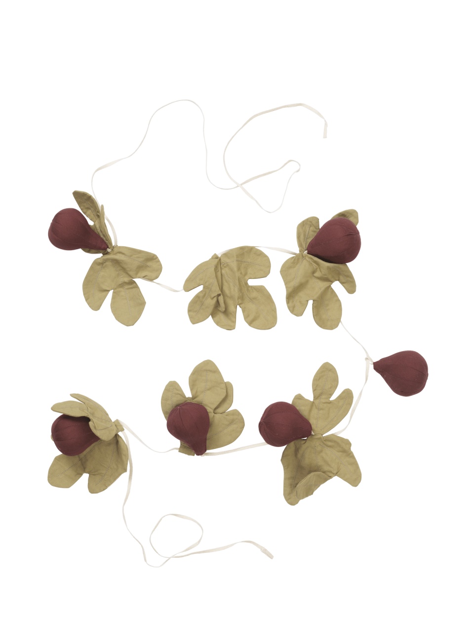 Ghirlanda copii multicolora din bumbac Figs Ferm Living