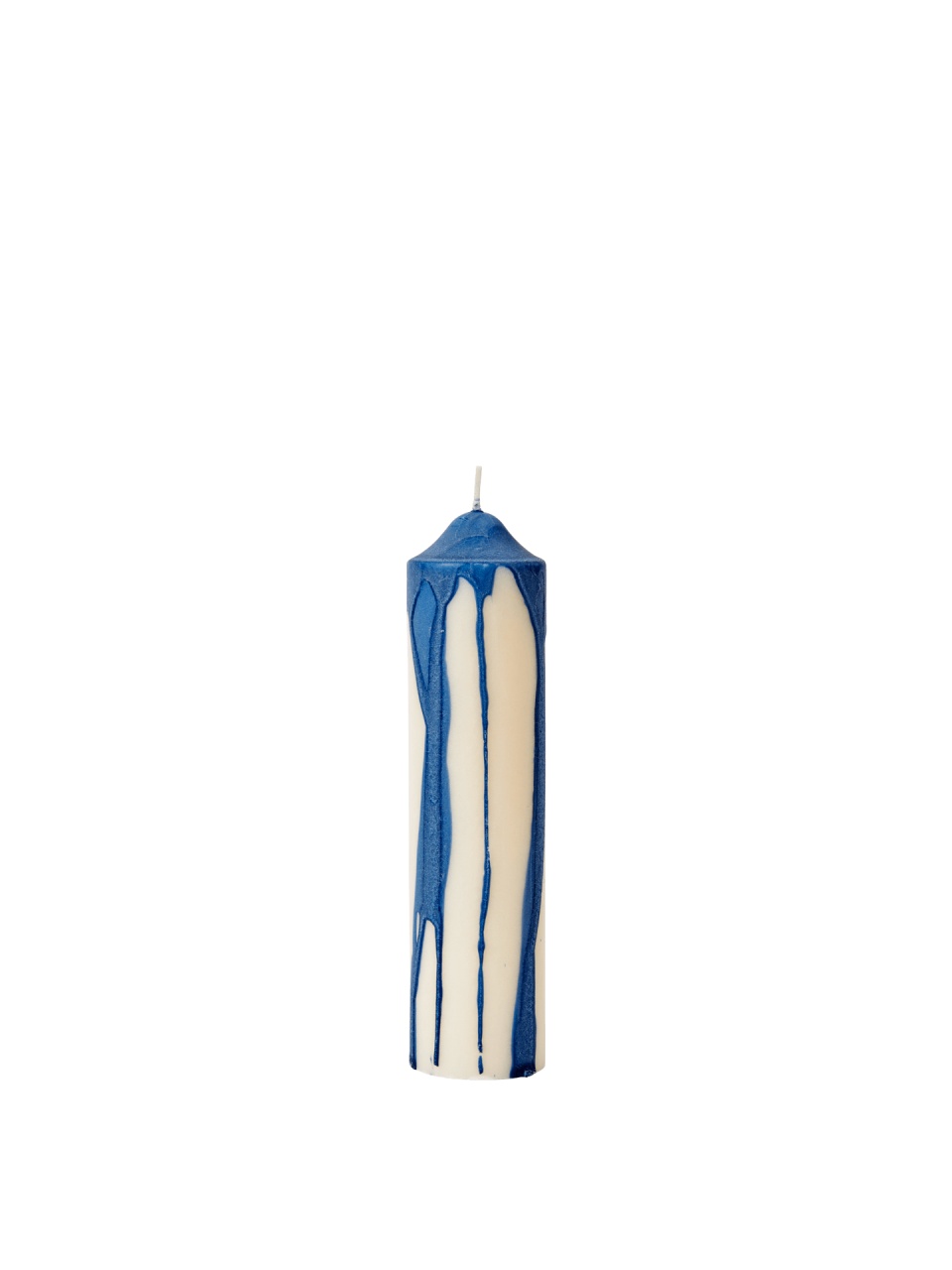 Candles Lumanare albastra din fibre naturale 20 cm Dryp Ferm Living