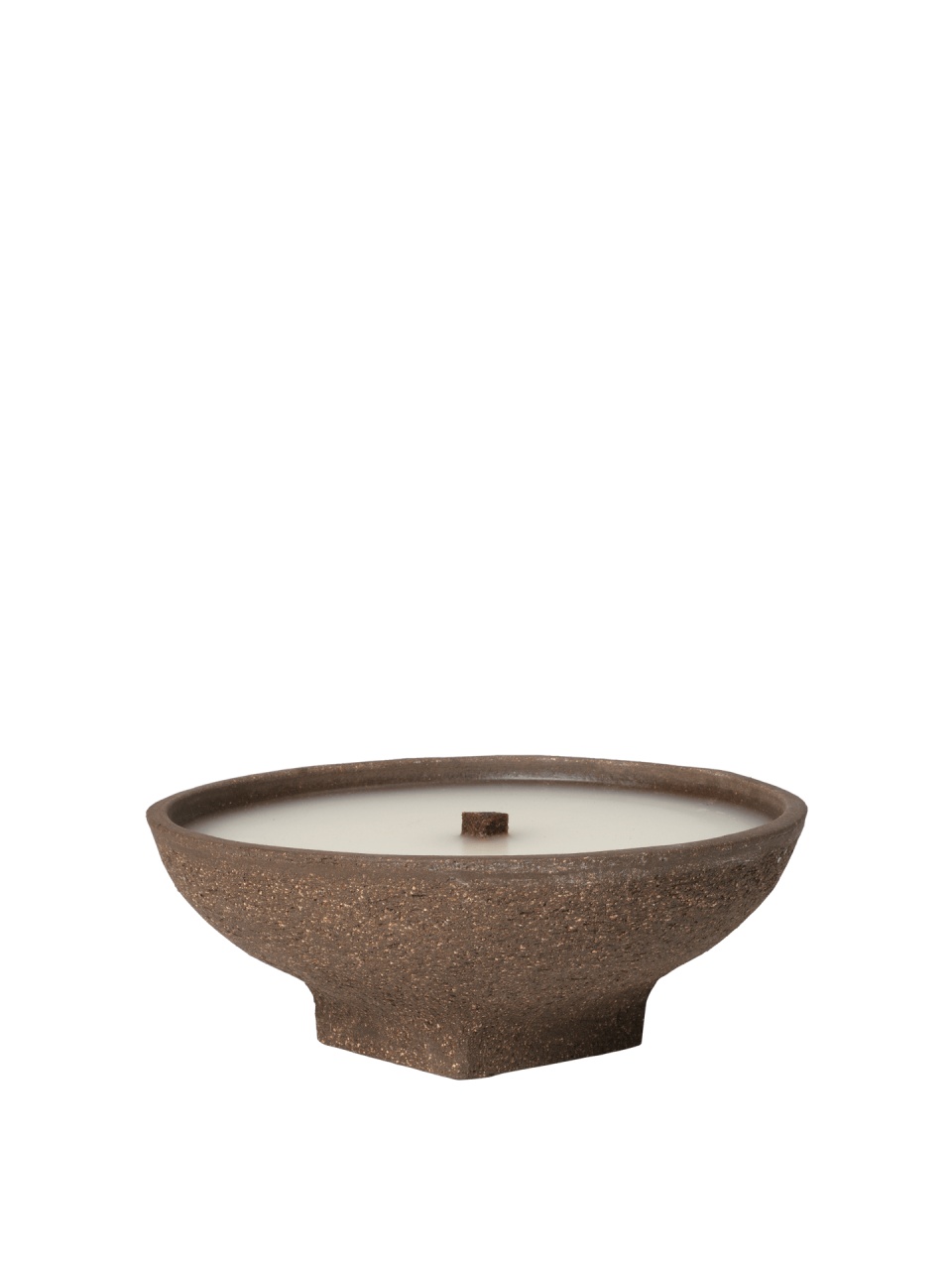 Candles Lumanare pentru exterior maro din ceramica 8 cm Vei Ferm Living