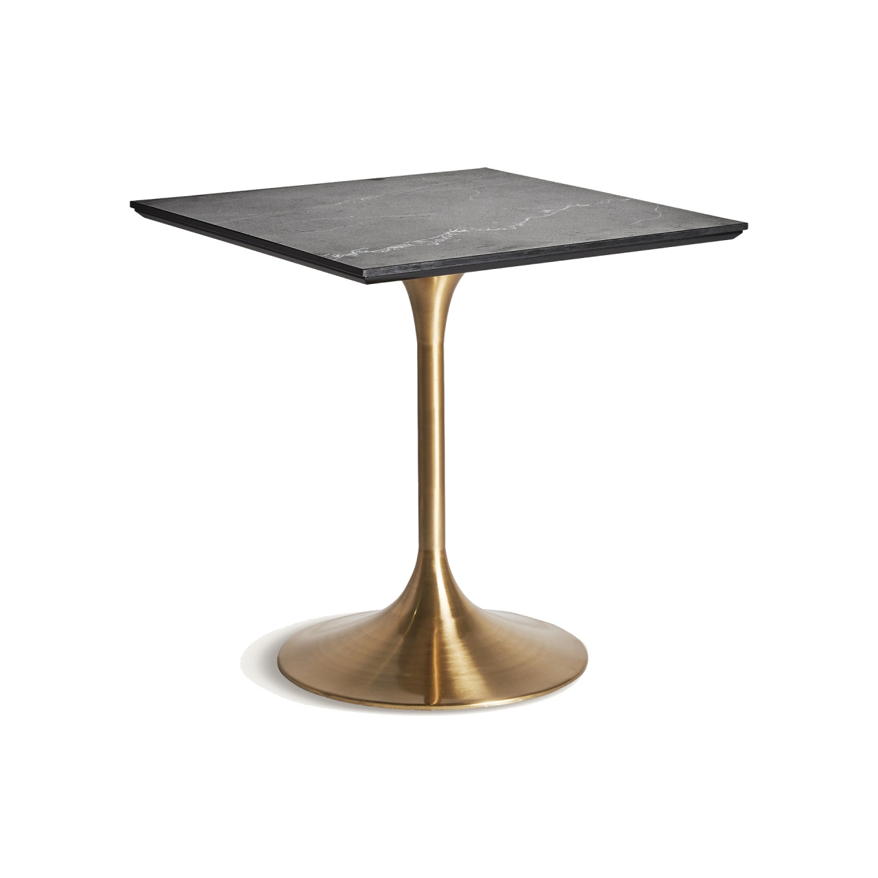 Kitchen & Dining Room Tables Masa bar aurie/neagra din metal 70x70 cm Ullaland Vical Home