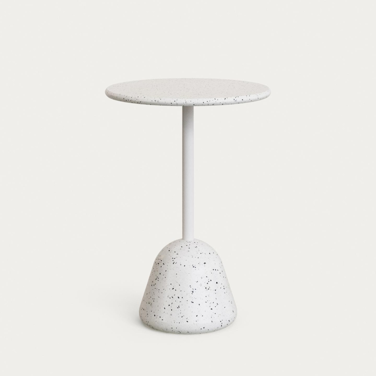 Outdoor Furniture Masa bar exterior alba din ciment 70 cm Saura 99 Round Kave Home