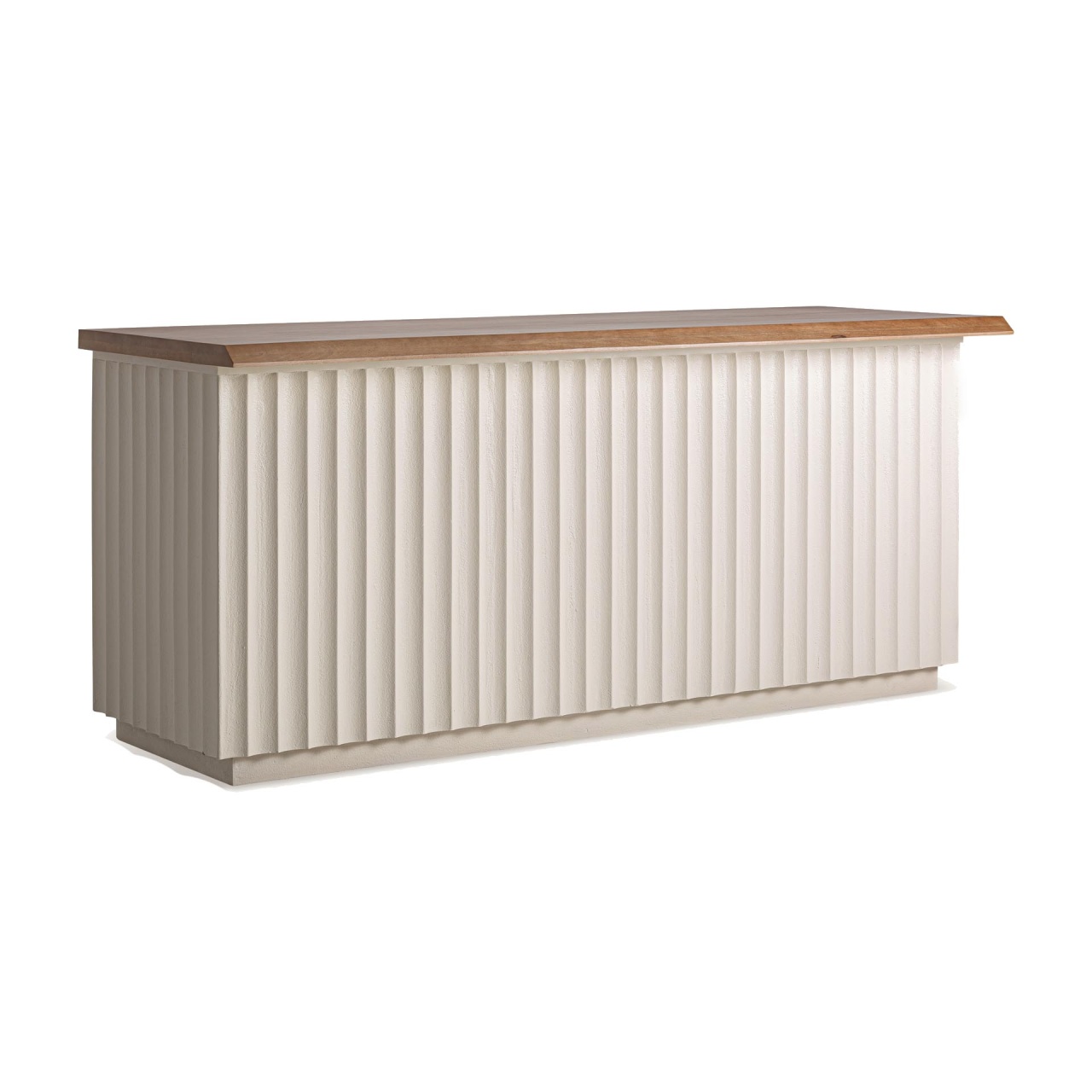 Masa bar maro/alba din lemn 86x240 cm Guipy Vical Home