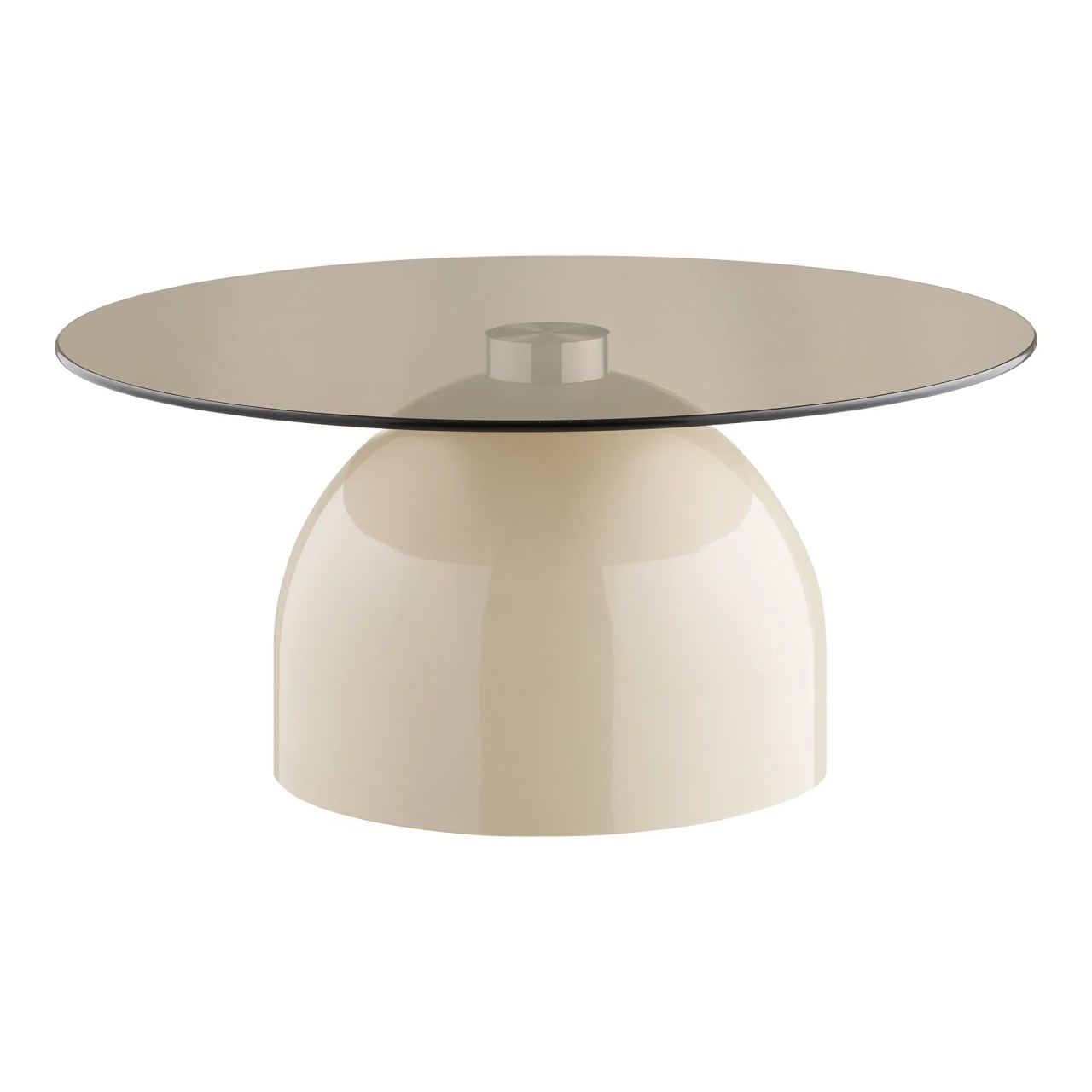 Coffee Tables Masa de cafea bej/gri din metal 70 cm Ravello House Nordic