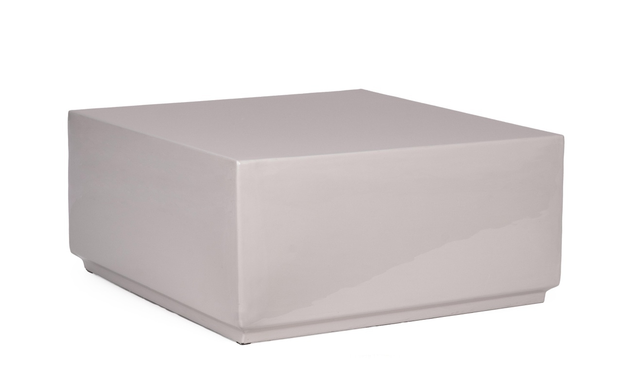 Coffee Tables Masa de cafea gri din metal 61x61 cm Amoda Bizzotto
