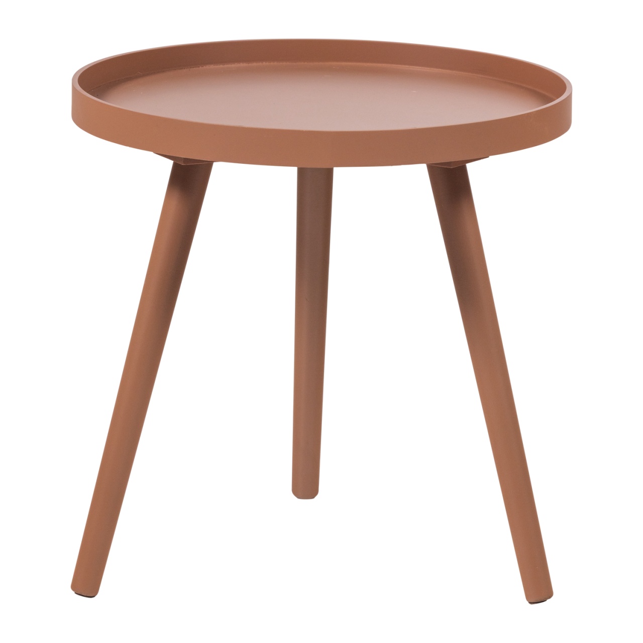 Accent Tables Masa de cafea roz din lemn 41 cm Sasha Woood