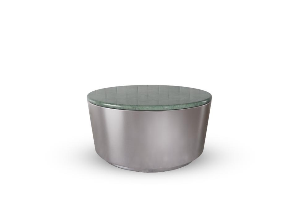 Actona Company Masa de cafea verde/argintie din marmura 80 cm Cangas Actona Company