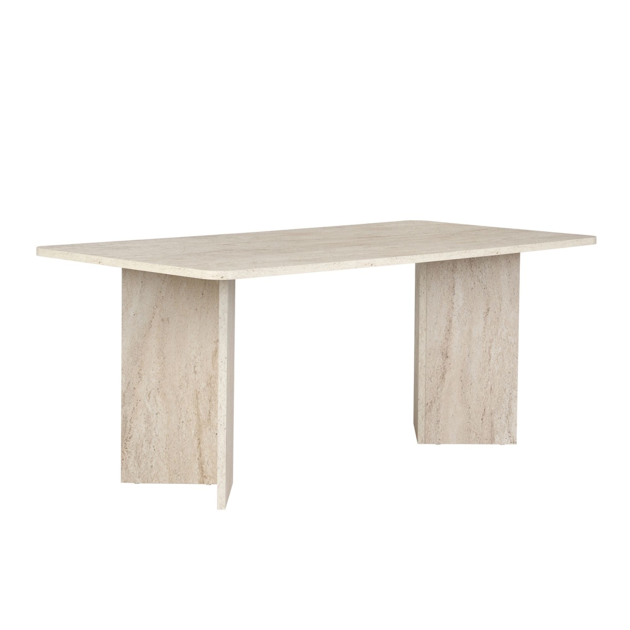 mobila dining Masa dining crem 90x180 cm Linza Nordure