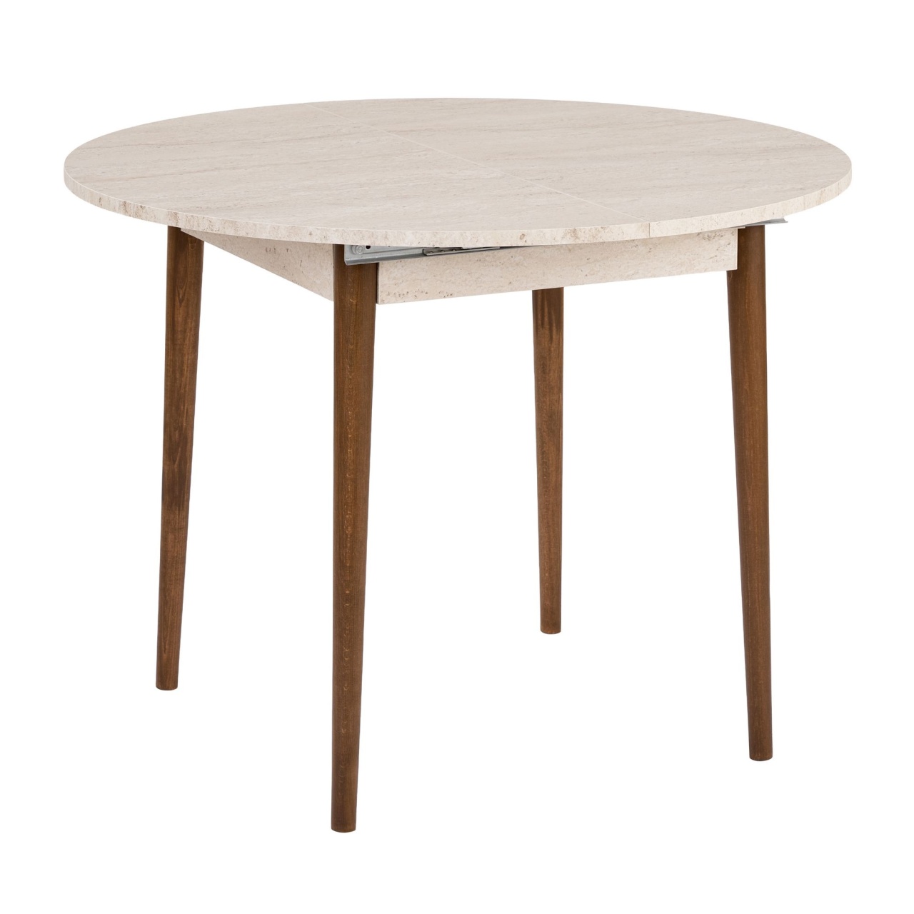 masa ovala extensibila Masa dining extensibila bej/maro 100(131) cm Viona Nordure