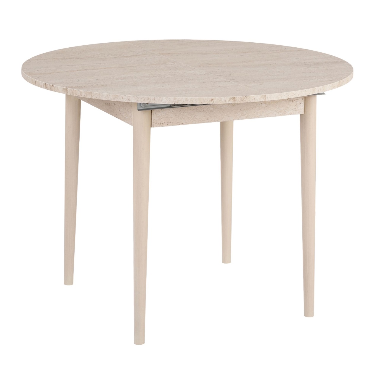 masa ovala extensibila Masa dining extensibila bej/maro deschis 100(131) cm Viona Nordure