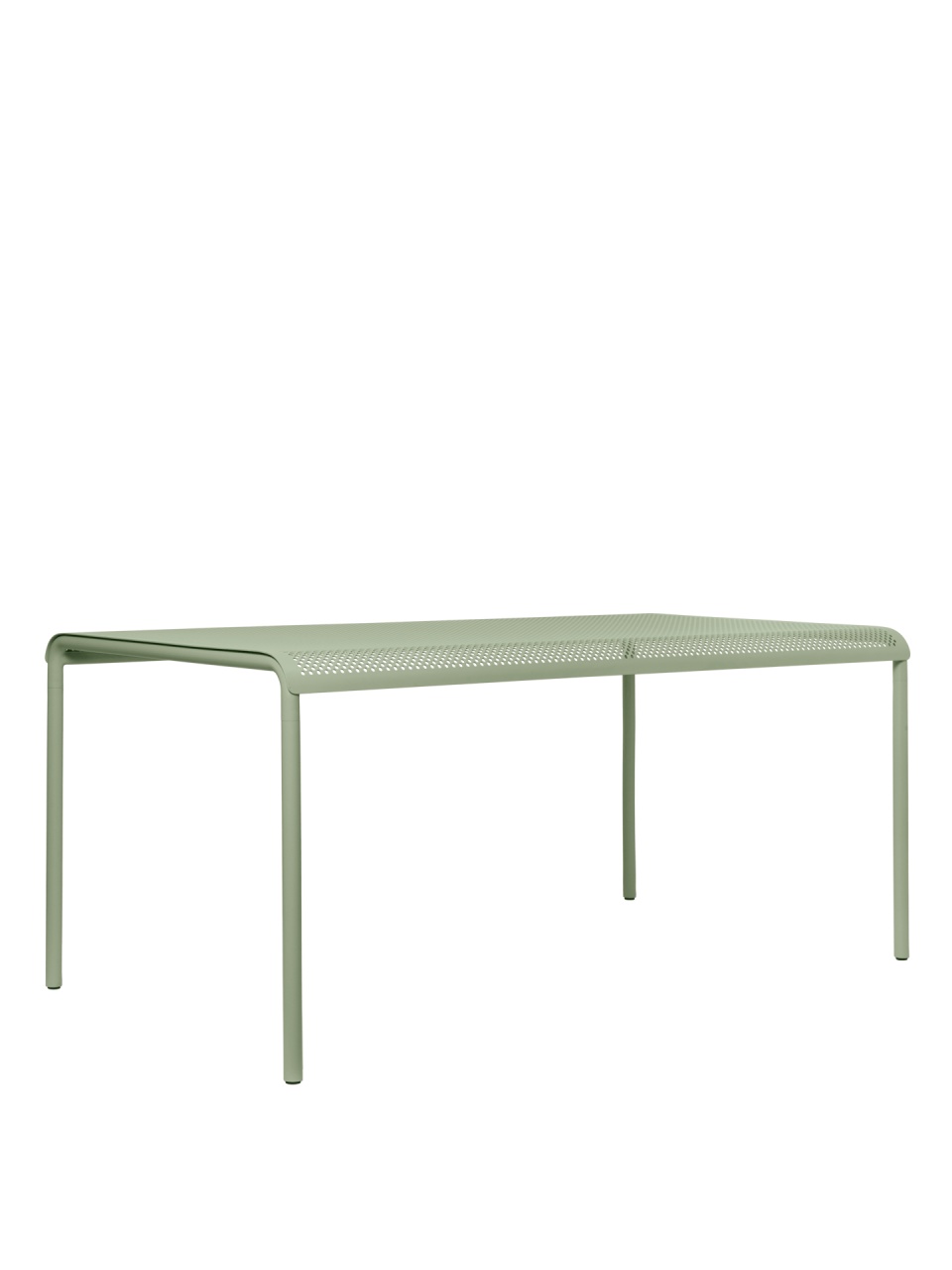 Furniture Masa dining exterior verde ceai din metal 90x160 cm Dapple Ferm Living