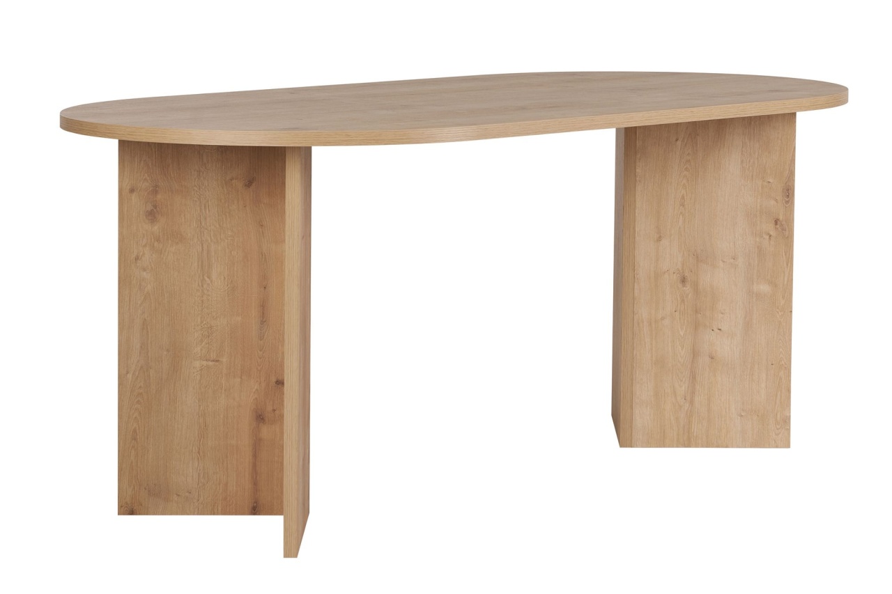 masa dining rotunda Masa dining maro deschis 90x180 cm Sablin Nordure