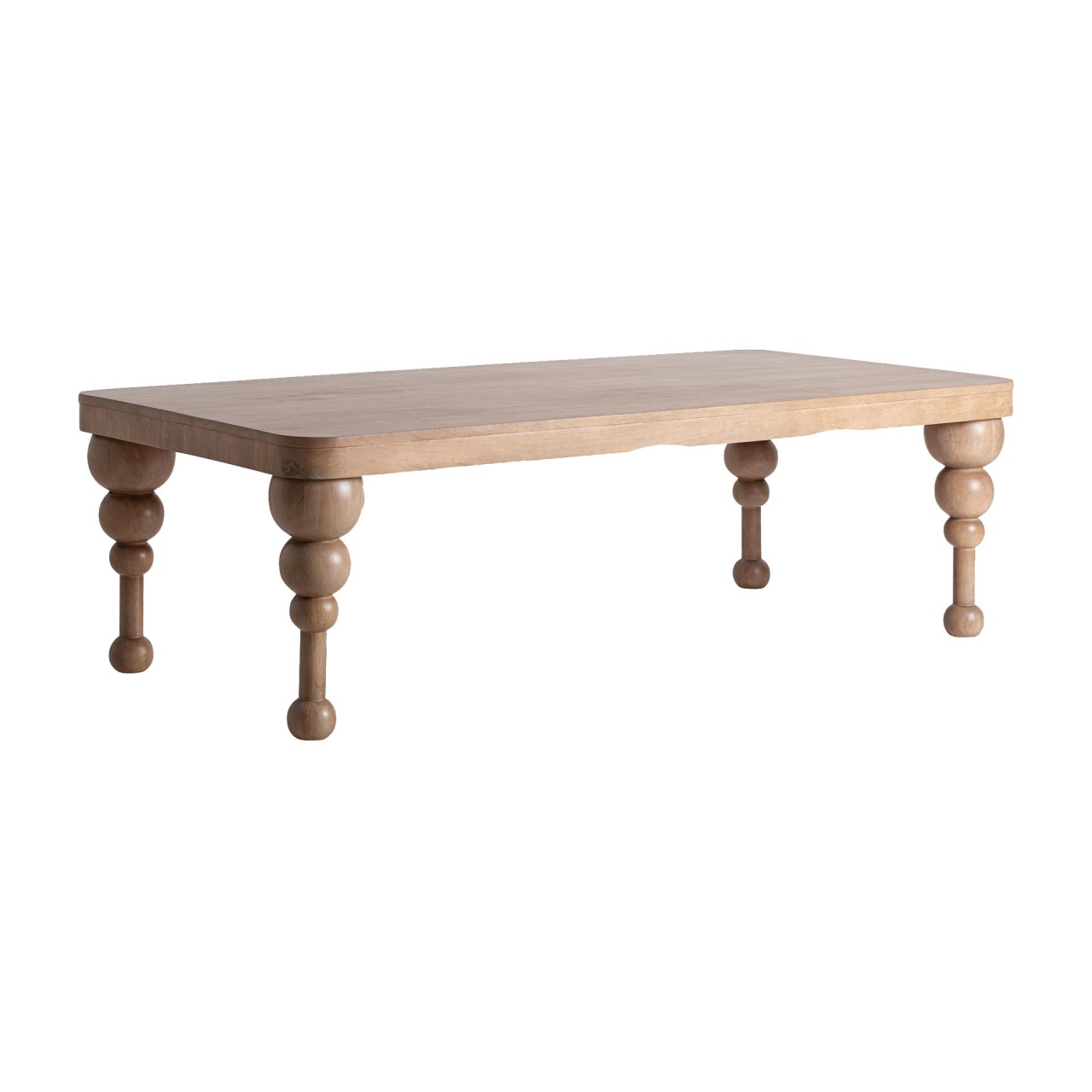 Kitchen & Dining Room Tables Masa dining maro deschis din lemn 120x250 cm Bocksberg Vical Home