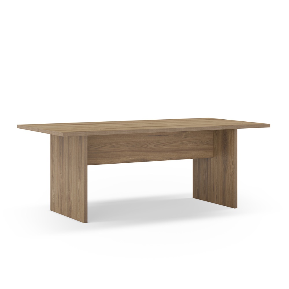 Quiet Object Masa dining maro din lemn 100x200 cm Loana UD Quiet Object