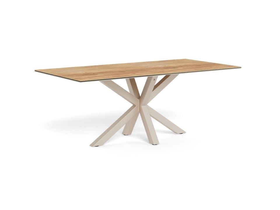 Kitchen & Dining Room Tables Masa dining maro/gri din ceramica 100x200 cm Heaven Actona Company