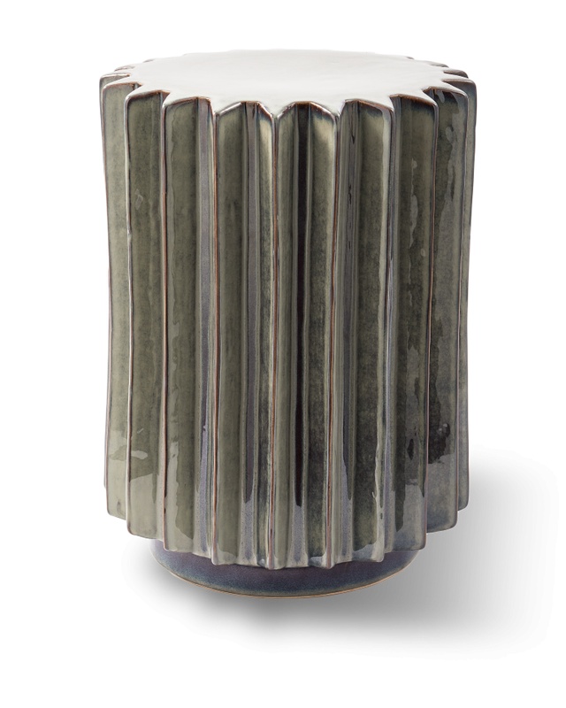 Accent Tables Masa laterala bej din ceramica 34 cm Okra Pols Potten