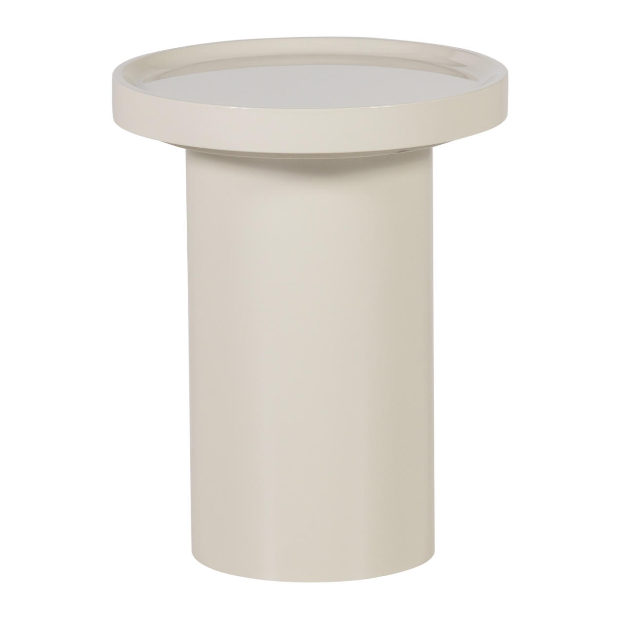 Accent Tables Masa laterala bej nisipiu 40 cm Velina Woood