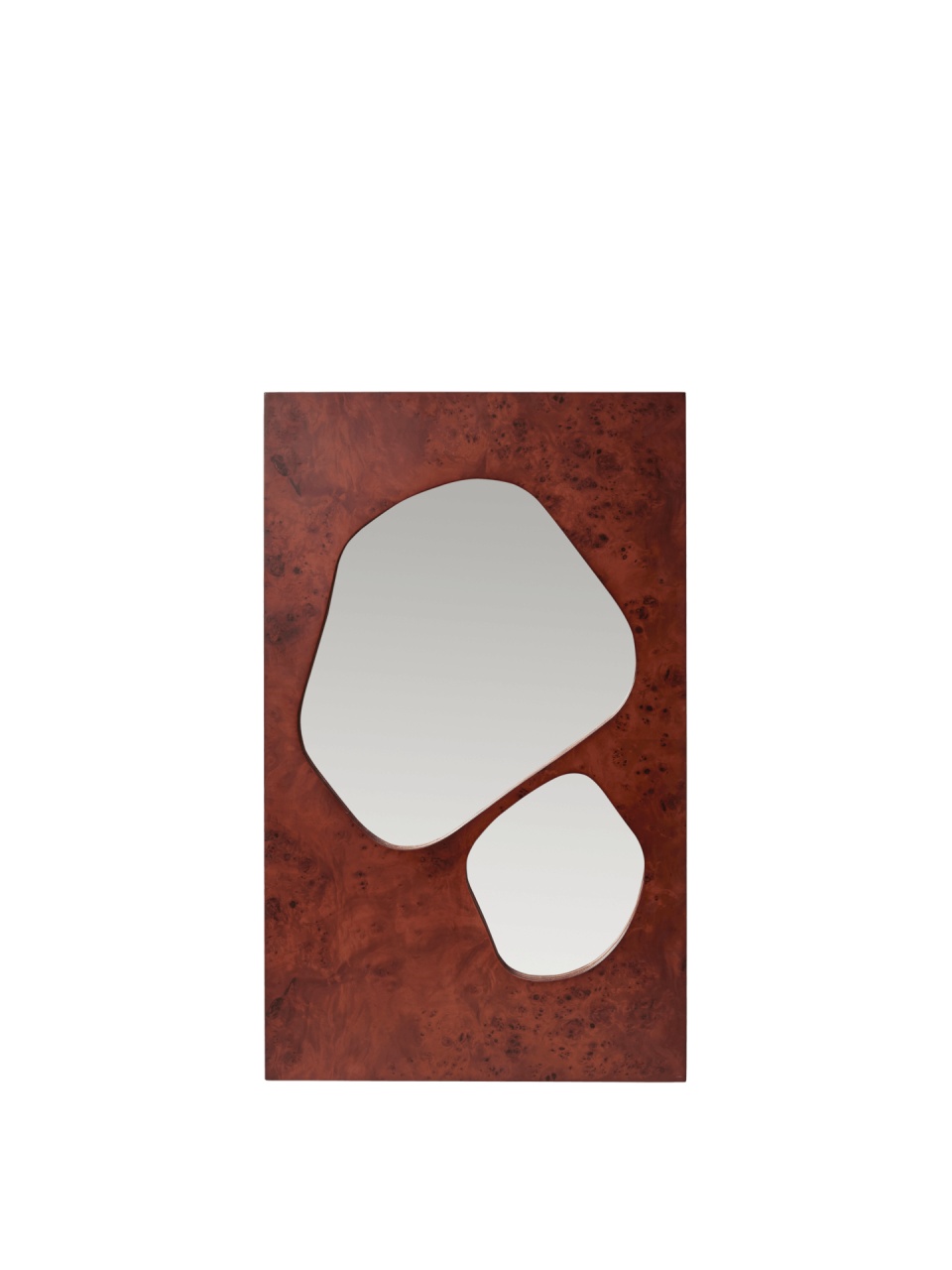 Mirrors Oglinda dreptunghiulara maro inchis din sticla 50x82cm Folia Ferm Living