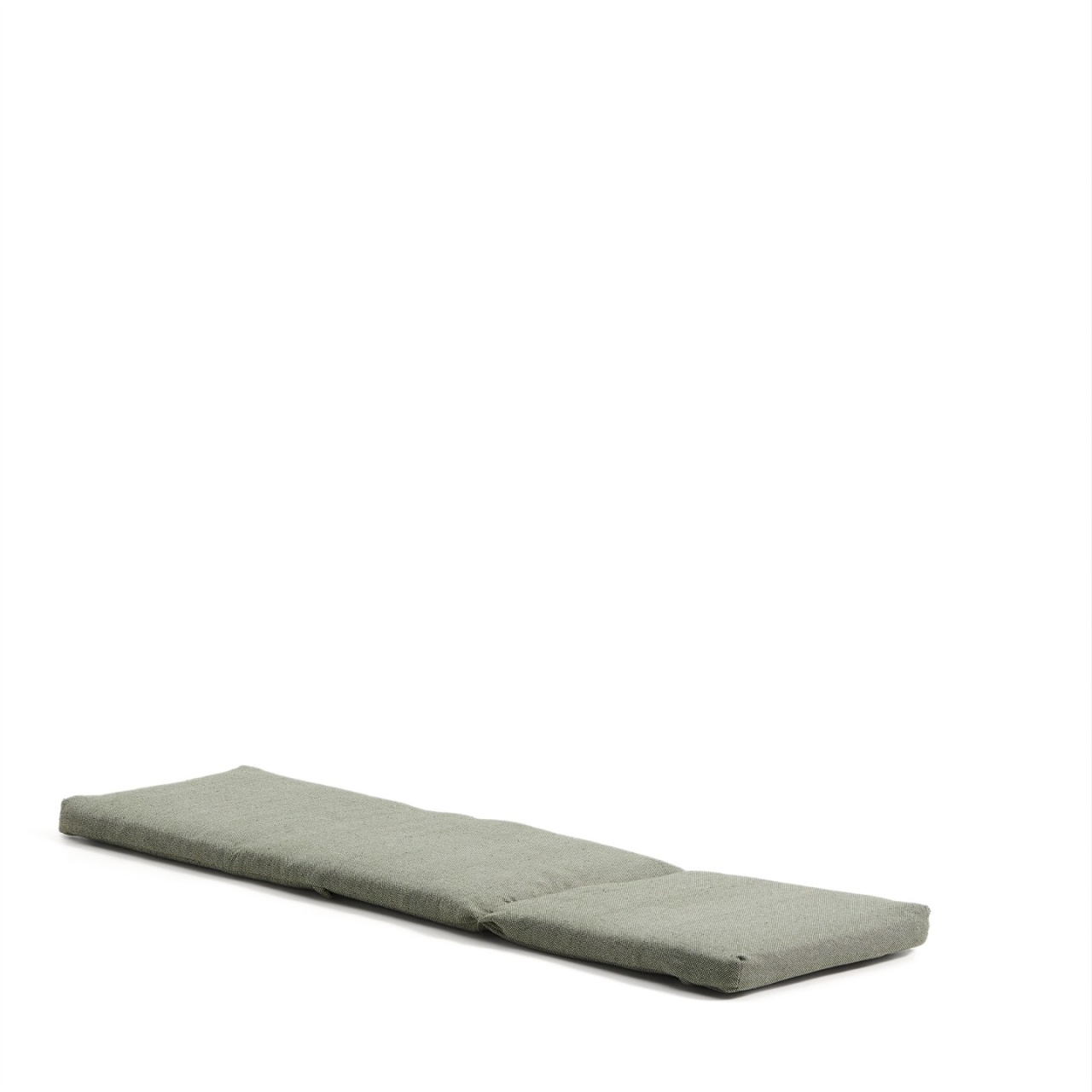 sezlong Perna sezut sezlong exterior verde din fibre sintetice 50x175 cm Maoni Kave Home