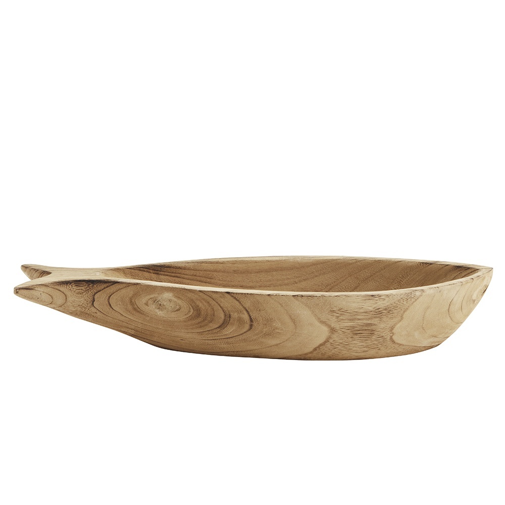 Serving Trays Platou maro din lemn 18x54 cm Fish Madam Stoltz