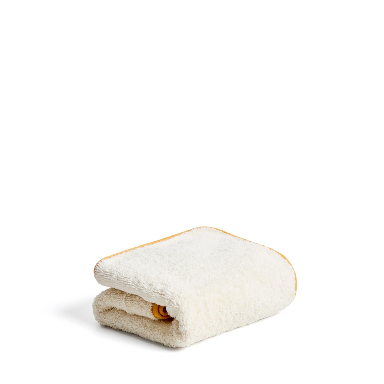 Towels Prosop crem/galben din bumbac 50x90 cm Sedora Kave Home
