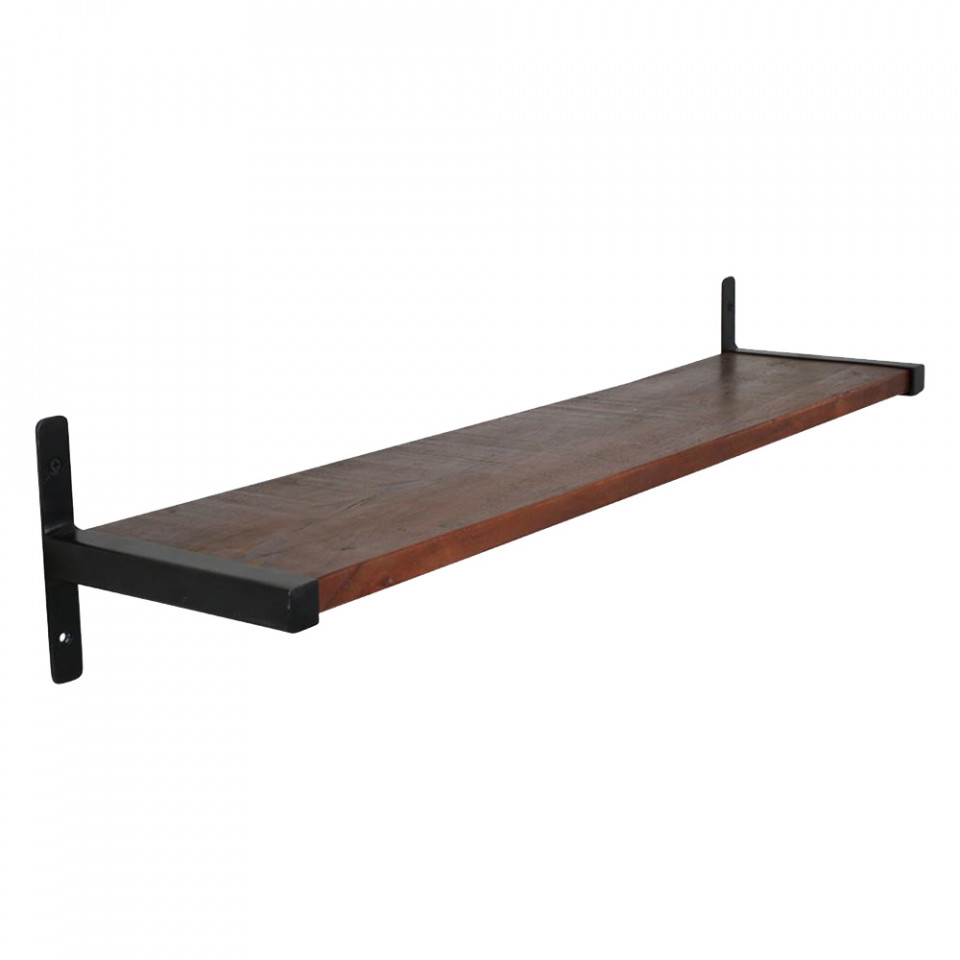 Raft maro din lemn reciclat 80 cm Tilra Raw Materials The Home.ro