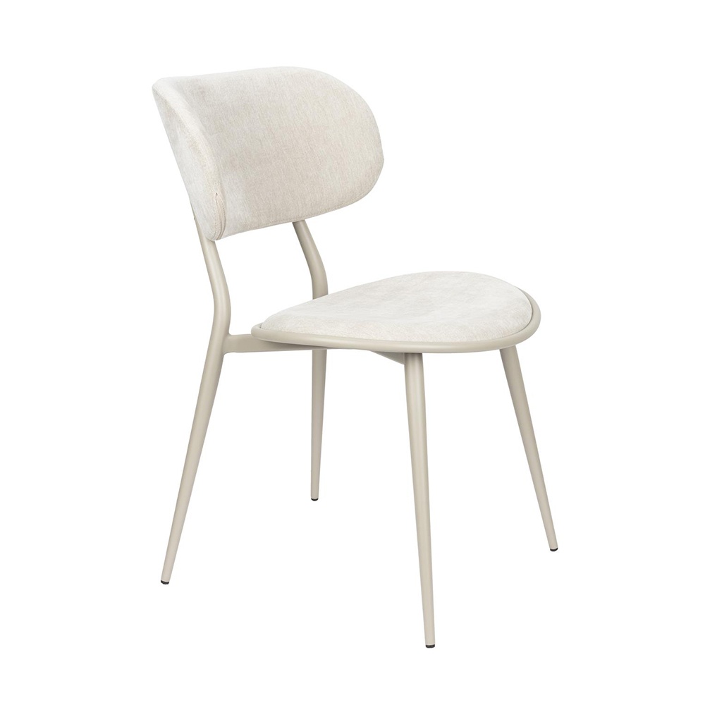 Quiet Object Scaun dining bej din textil Lieve Quiet Object