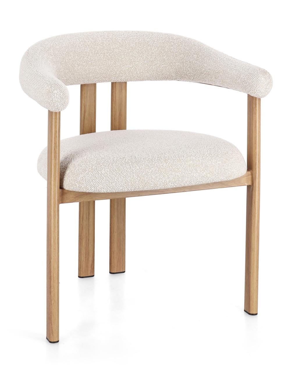 Chairs Scaun dining maro/bej in din textil Giuditta Bizzotto