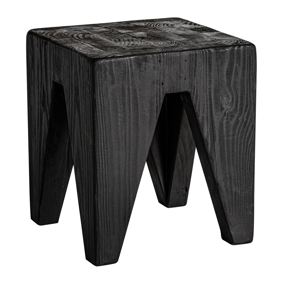 Chairs Scaunel maro din lemn Bruschal Vical Home