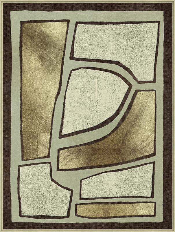 banchete hol Tablou multicolor din canvas 60x80 cm Outlined Shapes Ter Halle