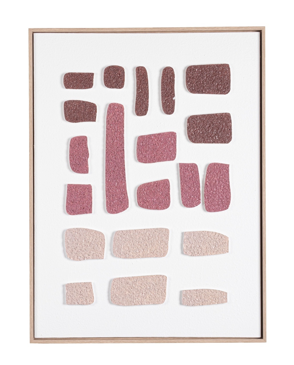Posters, Prints, & Visual Artwork Tablou multicolor din fibre naturale 60x80 cm Kael 253226 Bizzotto